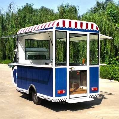 Scooter Food Cart Commercial Hot Dog Cart / Electric Food Car Factory