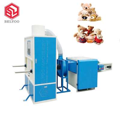 Automatic Good Quality Fiber Cotton Making Filling Teddy Toy Stuffing Machine